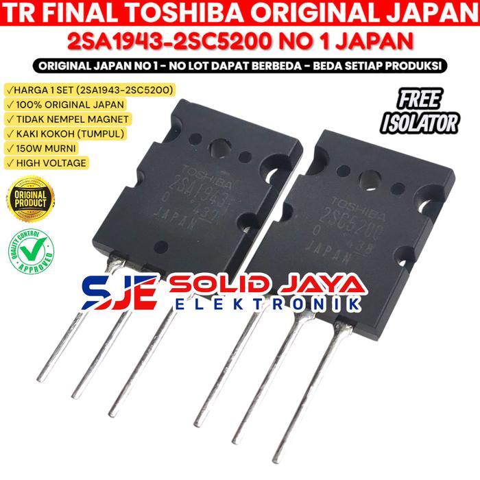 WAVEBOX TRANSISTOR TR TOSHIBAa 2SC5200 - 2SA1943 TR TOSHIBA 2SC 5200 2SA 1493 TRANSISTOR TR FINAL SC