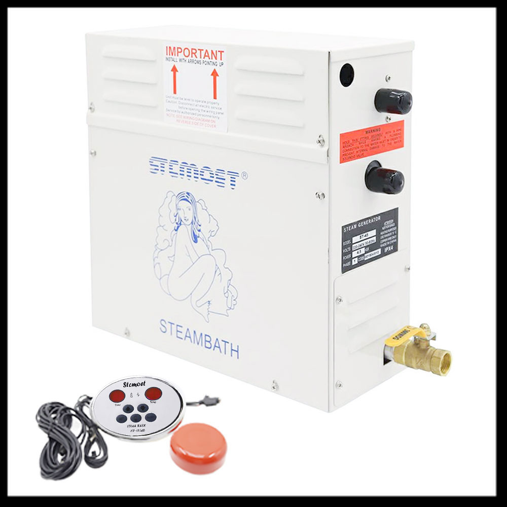 BADABEST 6KW Steam Generator Sauna Steam Bath Machine For Shower Home Sauna Room SPA Steam Machine w