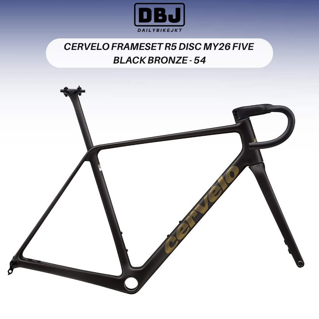 CERVELO FRAMESET R5 DISC MY26 FIVE BLACK BRONZE - 54