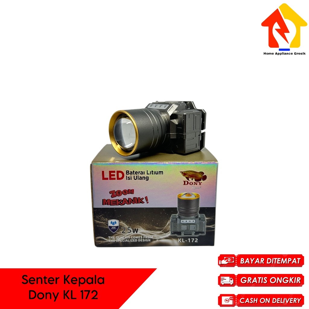 Senter Kepala Dony KL 172 ZOOM / Dony Senter Kepala KL172 (25 Watt)