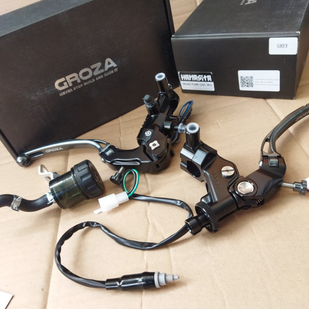 MASTER REM GROZA HANASITA 16MM GREY FORGED UNIVERSAL/MASTER REM SET KANAN KIRI GROZA HANASITA GREY