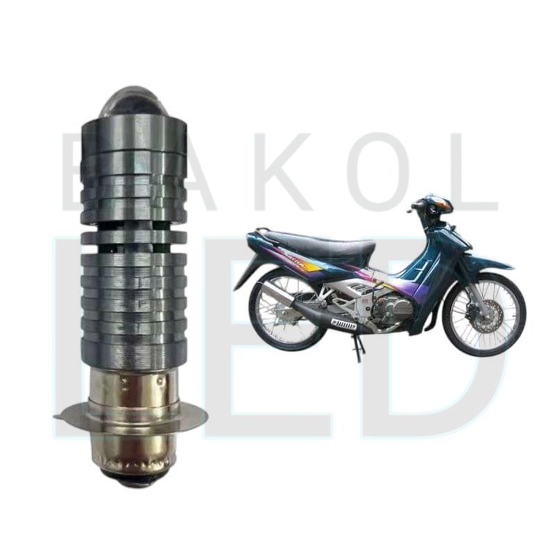 1pcs Lampu depan LED H6 Laser motor Suzuki Satria S BL