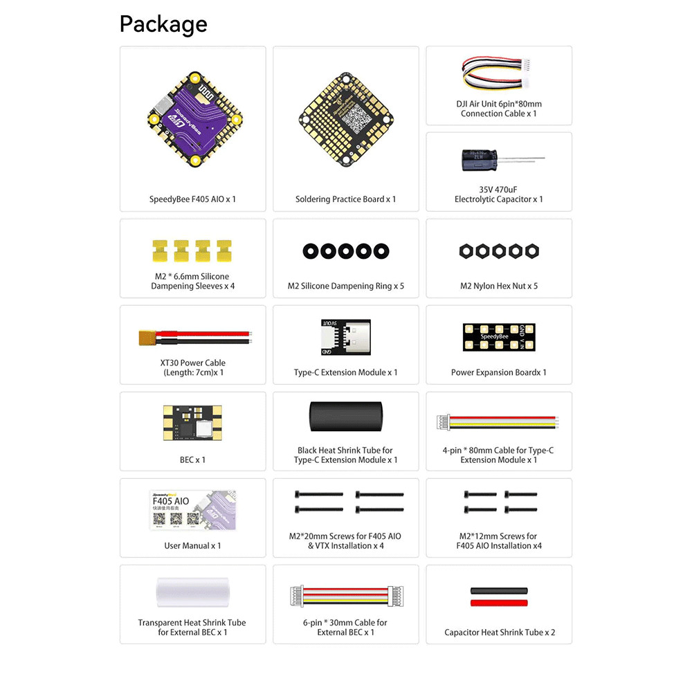 SpeedyBee F405 WING APP Fixed Wing/F405 Wing Mini/ F405 AIO 40A/F7 V3 FC Flight Controller FOR FPV