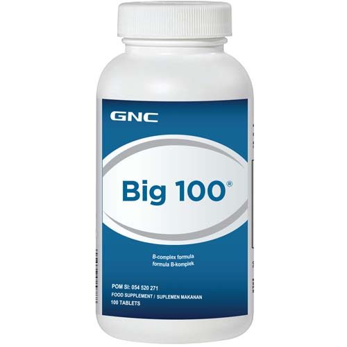 GNC Big 100 B-Complex - 100 tablet