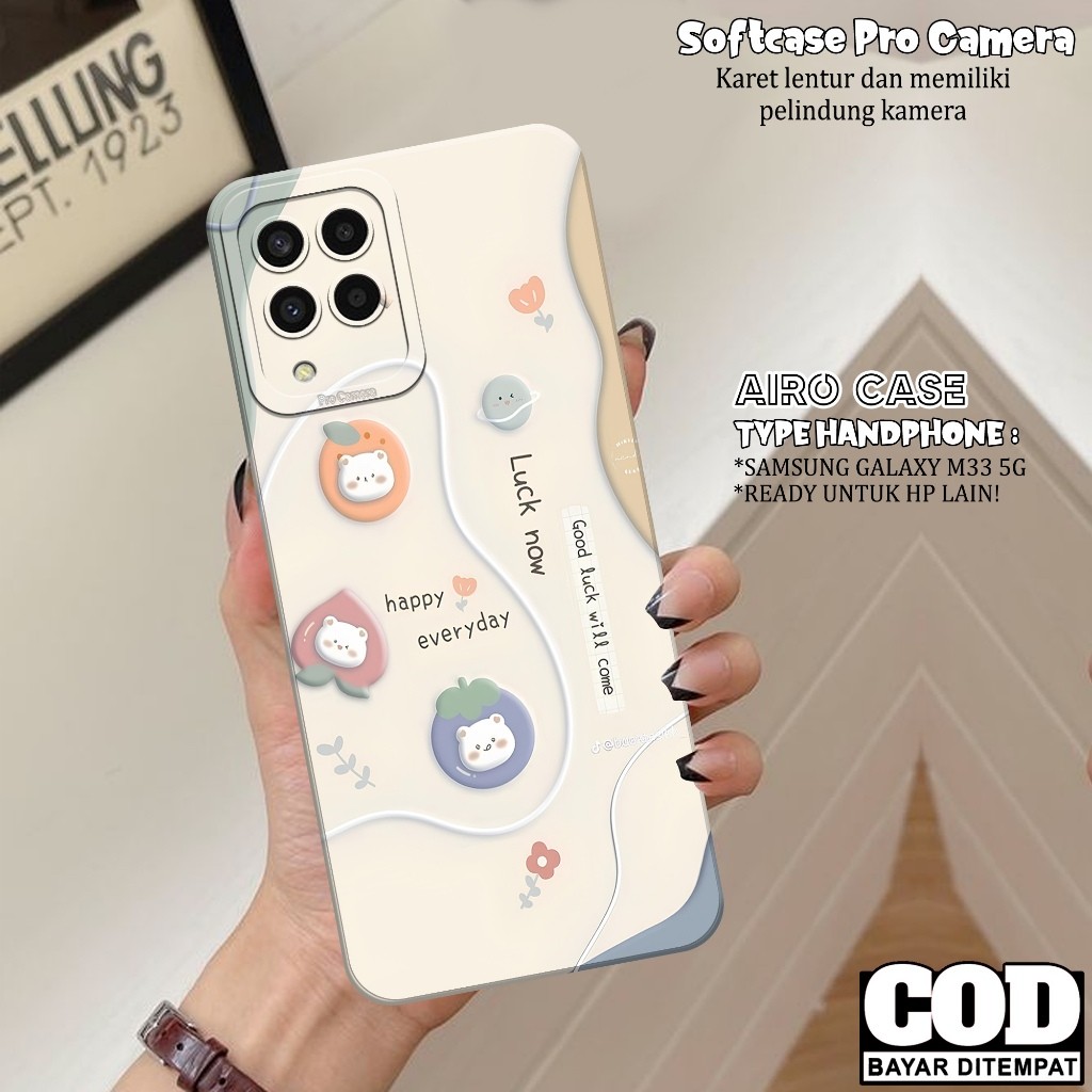 Case SAMSUNG GALAXY M33 5G - Softcase SAMSUNG GALAXY M33 5G - Fashion Case BUNGA - Casing SAMSUNG GA