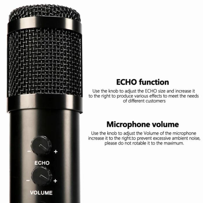 mic youtube colokan kabel usb podcast profesional mikrofon streaming