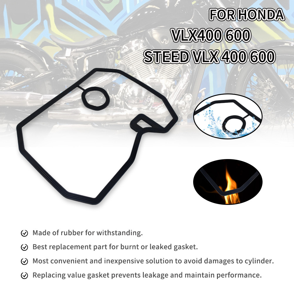 Valve Cover Gasket Seal For Honda Steed 400 600 Steed400 Steed600 VLX 400 VLX 600