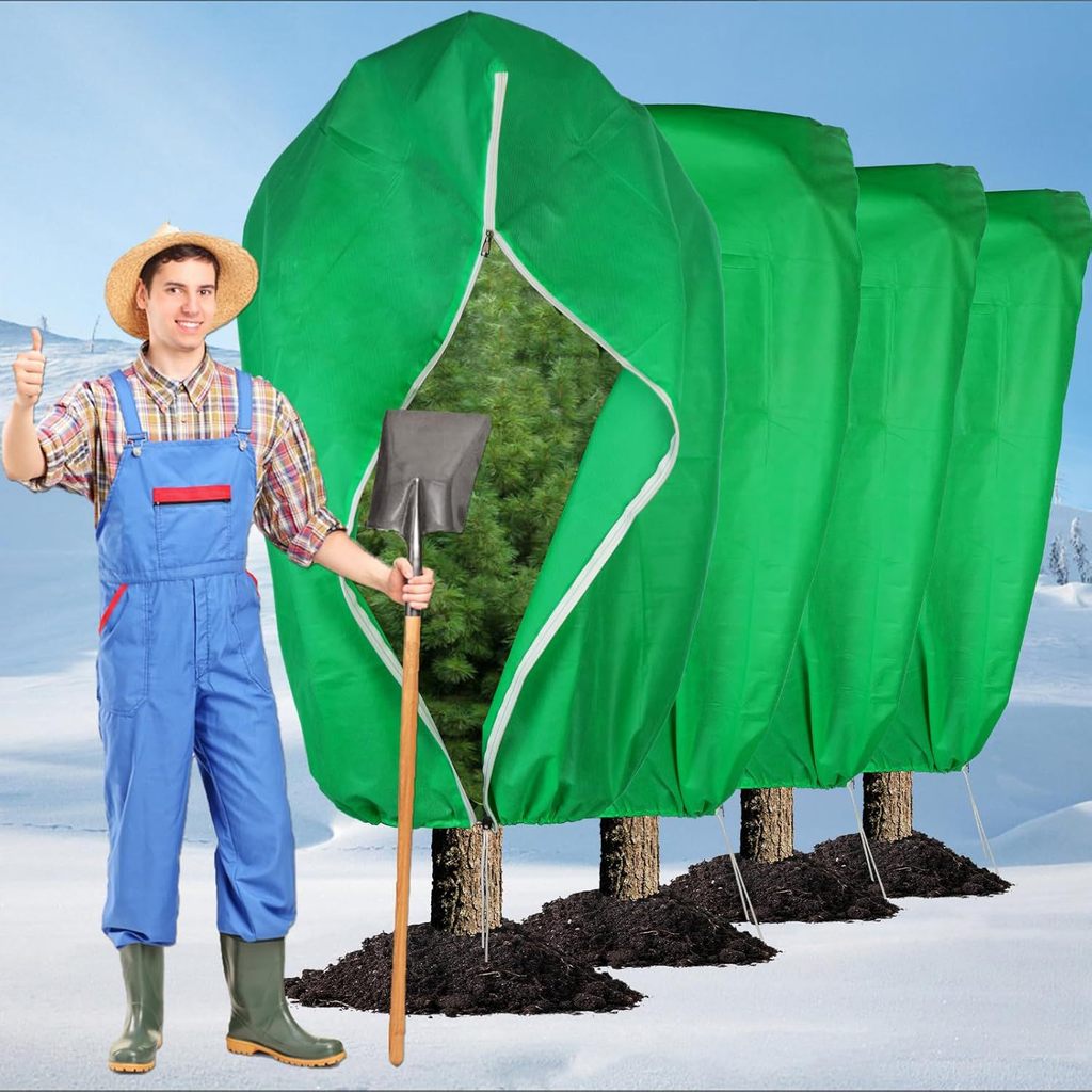 Winter Protection Bag Agat Freeze For Plant Cover Garden Plant With Zip Drawstring Breathable
