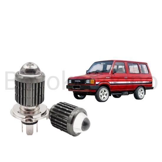 2pcs Lampu Utama LED H4 Laser Putih Mobil Toyota kijang Super Byk