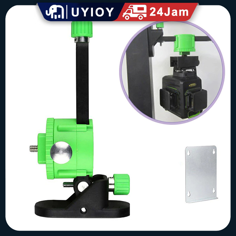 Bracket Dudukan Laser Level 1/4 Inch Holder /Aksesori Adaptor Pelat Level Laser/ Level Laser Gantung