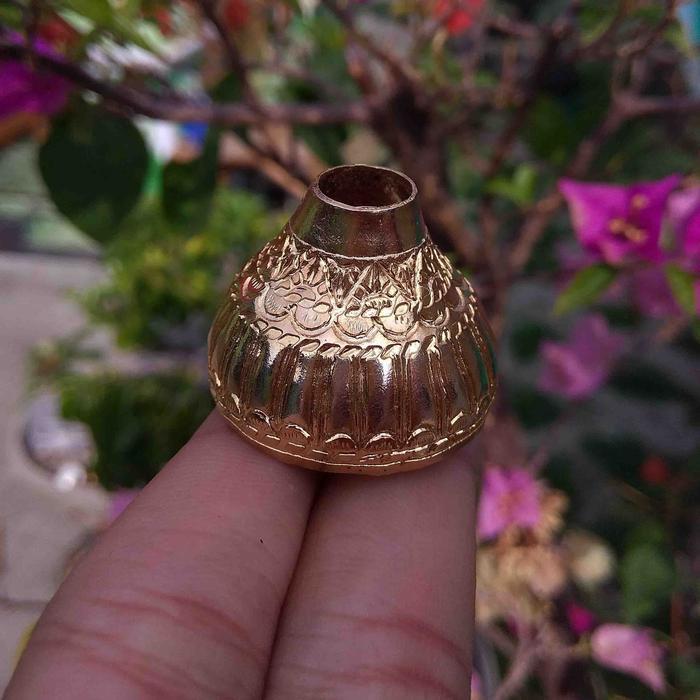 Mendak Model Palembang Sepuhan Emas Antik Mendak Keris model lawasan MJ