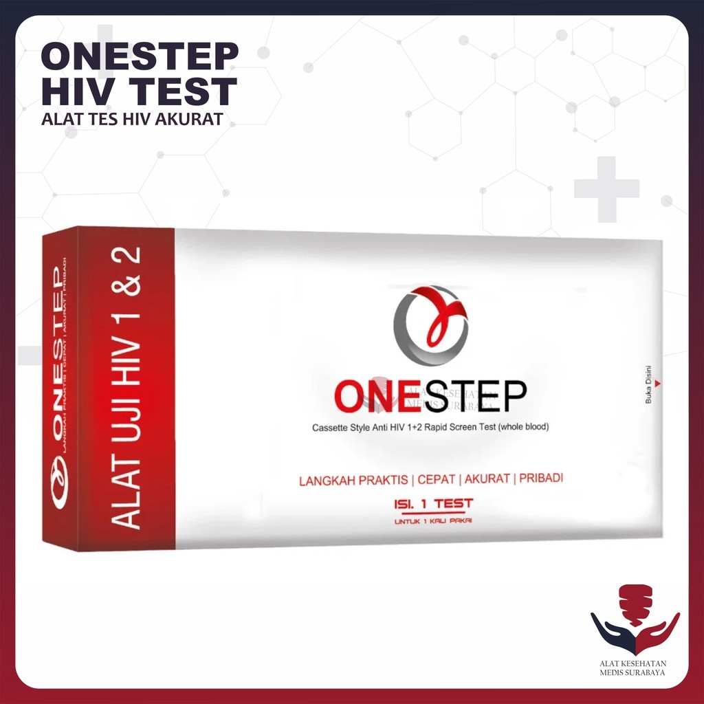 Alat Tes HIV Onestep Test Diagnosa Cek Kesehatan Uji AIDS One Step