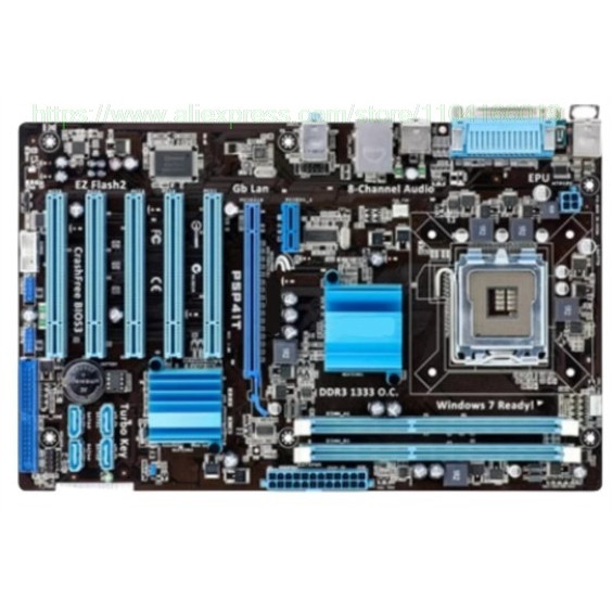 P5P41T motherboard slotLGA775 DDR3 8GB G41 desktop board ATX board type 100% tested