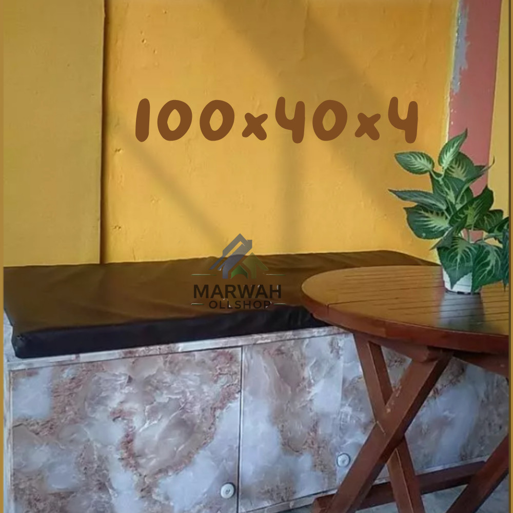 Bantal Meditasi 100x40x4cm Alas Duduk lesehan Alas Duduk Panjang Kursi Kayu