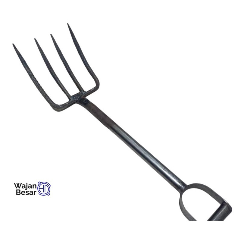 (leafnest) Garpu Injak Tanah Baja