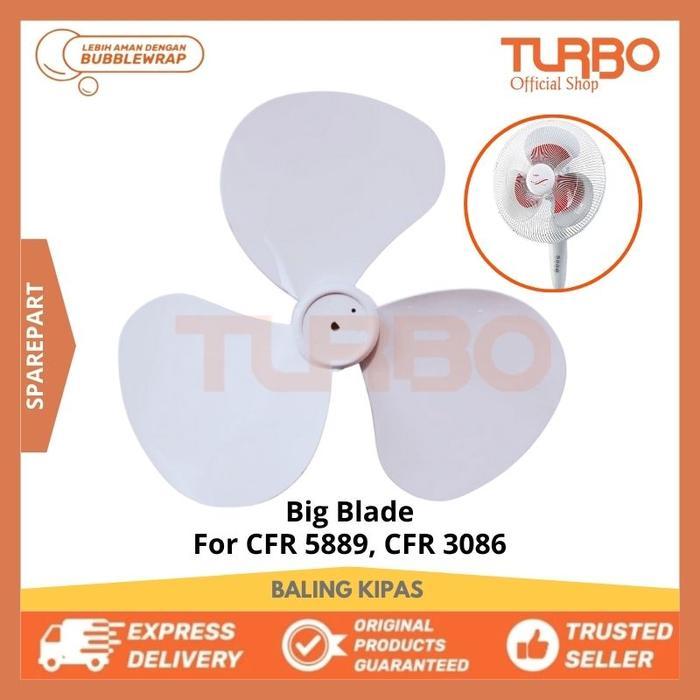 jenoteknisi [Sparepart] Turbo Big Blade Fan / Baling Besar Kipas Angin 16 Inch Turbo CFR5889/CFR3086