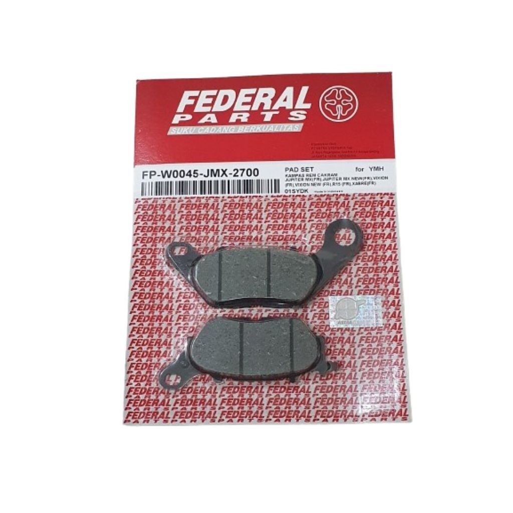 Dispad Kampas Rem Depan FEDERAL JMX Jupiter MX Mio J Soul GT Byson Xeon Vixion X Ride 115 Federal JM