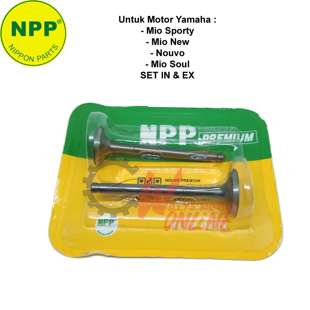 Klep Mio Sporty nouvo Mio Soul SET Klep set Mio Sporty NPP FIM NAKASONE