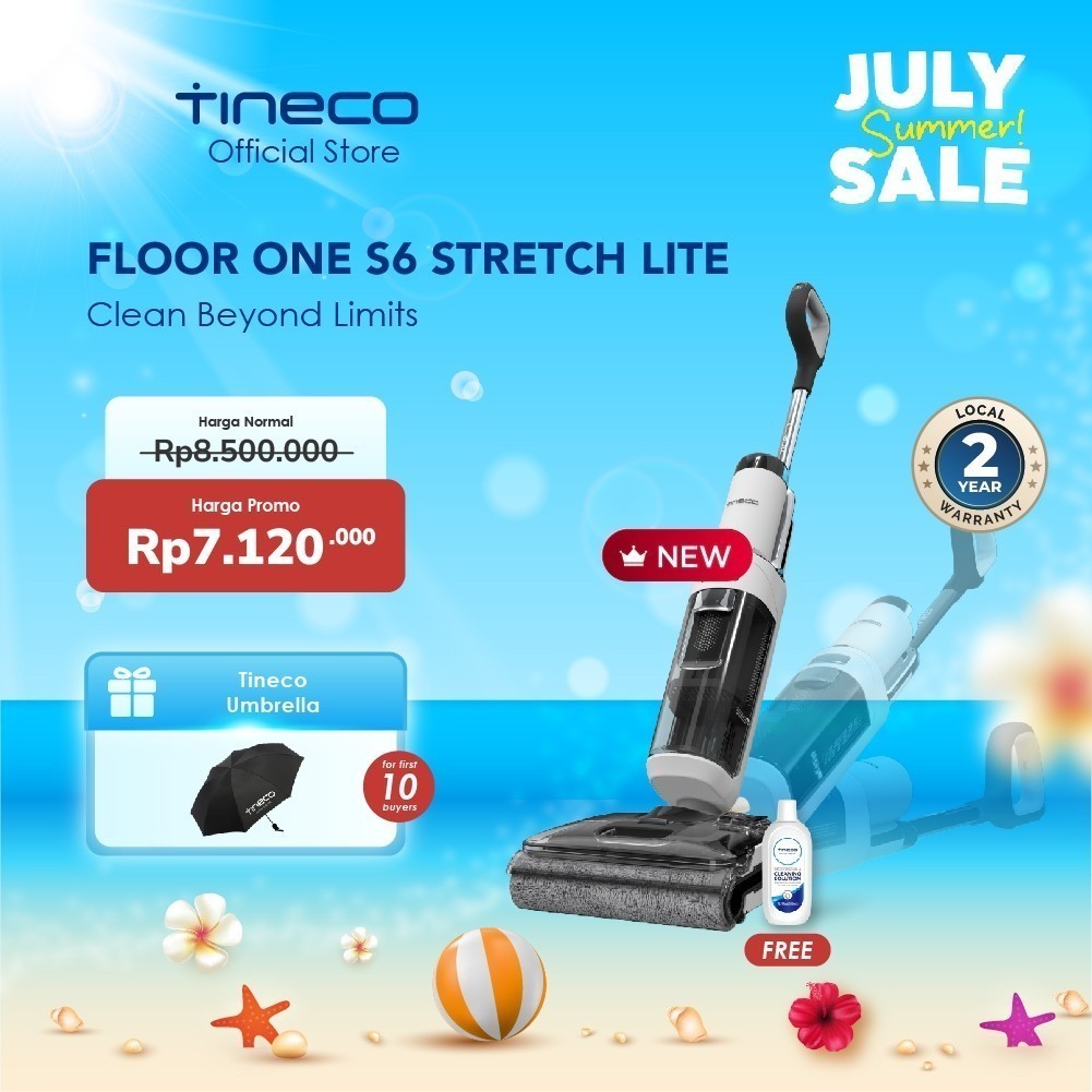 Tineco Floor One Stretch S6 Lite Smart Wet Cordless Vacuum Multifunctional Vacuum Cleaner