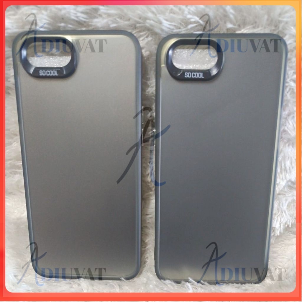 PROMO Softcase Silikon Realme C2 Casing Silikon Black imd Hologram Black Onley Golssy