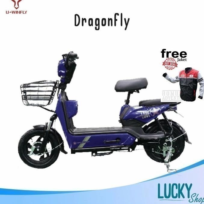 Sepeda LIstrik UWinfly DragonFly Garansi Resmi