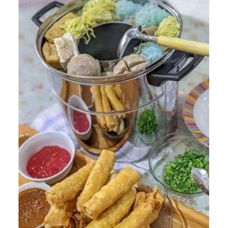 Dandang bakso tutup kaca DISKON