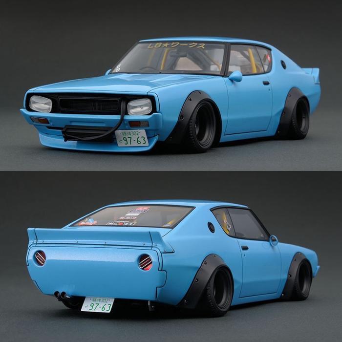 Ignition Model 1:18 Liberty Walk / LBWK / LB-Works Nissan Skyline 2000 GT-R (KPGC110) Kenmeri 2Dr [L