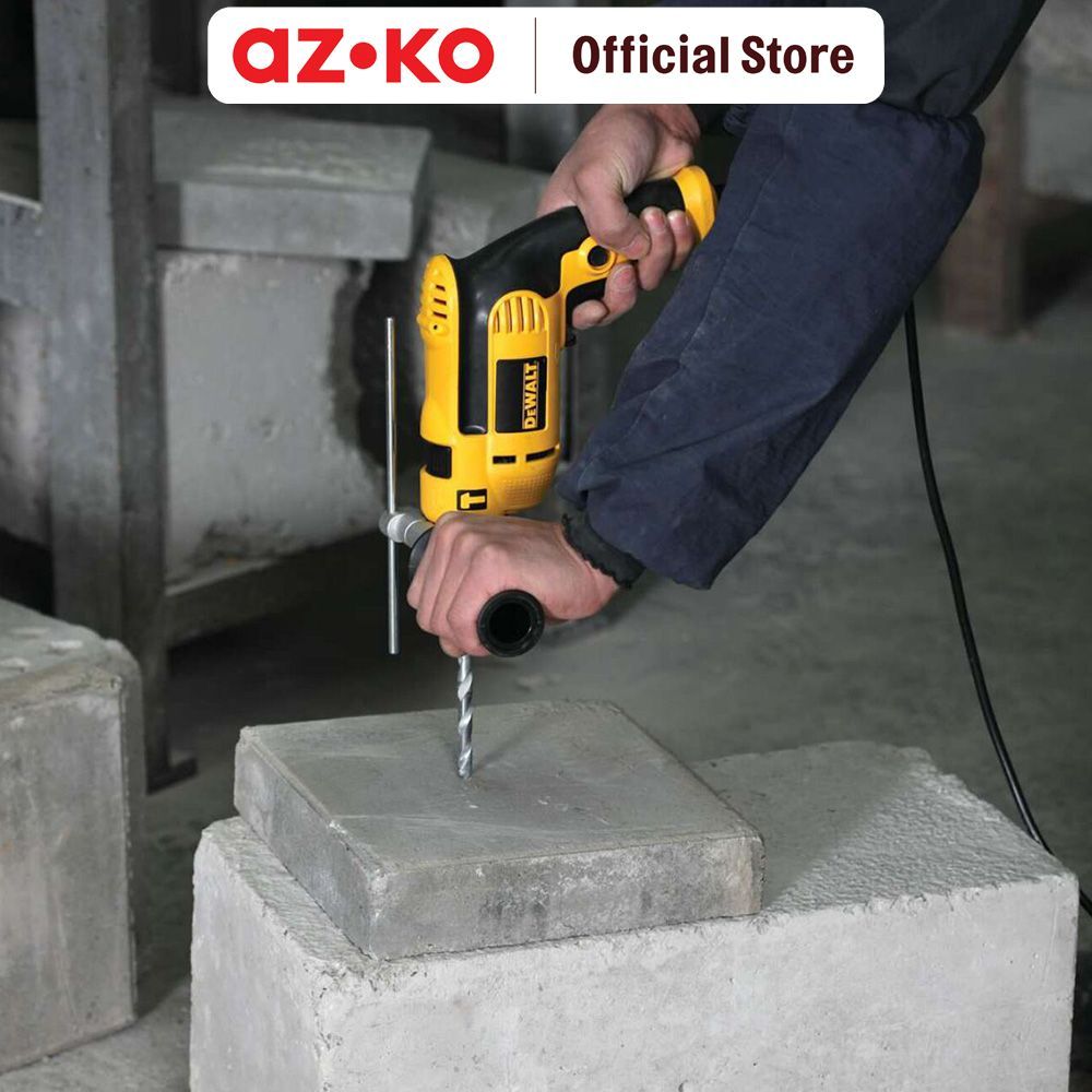 AZKO Dewalt Bor Impact Listrik 650 Watt 13 mm DWD024K-B1 - Kuning/Hitam Impact Drill ElectricAlat Pe