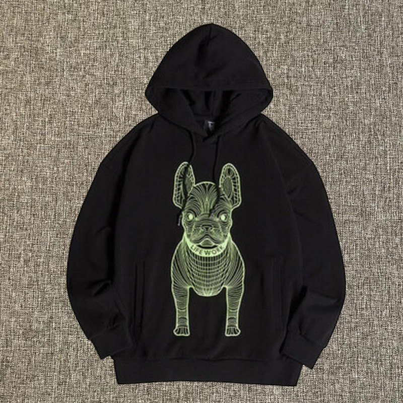 Lifework Green Radog Hoodie Black Original / Life Work