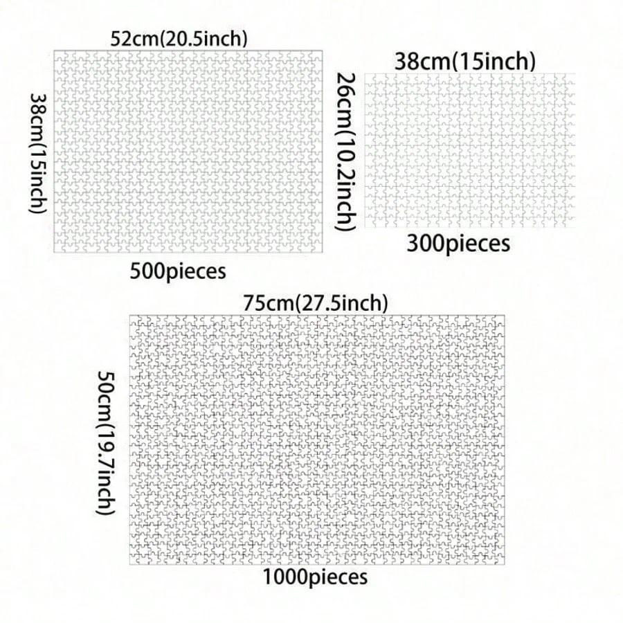 Big Cat Nap 1000/520/120 Pieces Jigsaw Puzzles Challenging Family Activity Games for Gameroom Bedroo