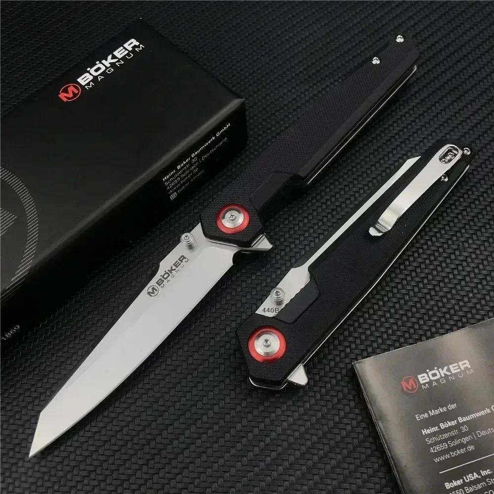 RU Stock Boker Outdoor Fog Knife 440B Tanto Blade G10 Handle Multi-functional Tool EDC Camping Hunti