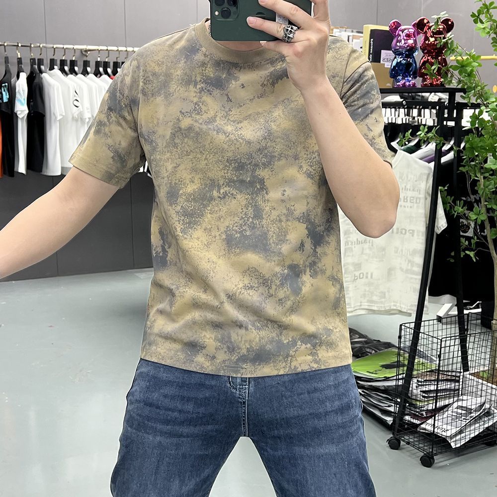 Pakaian pria kasual yang dicelup, pakaian pria kasual