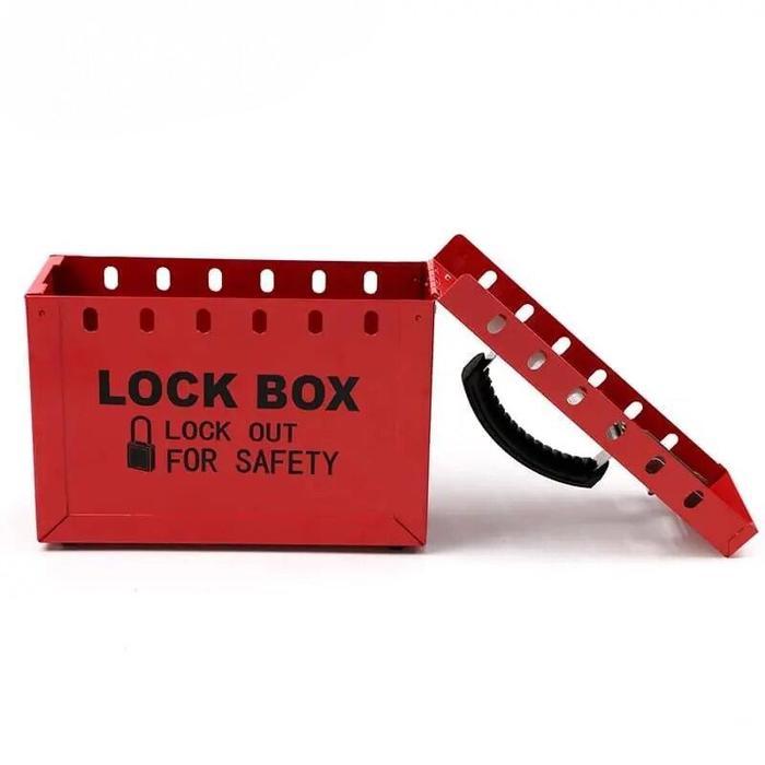 LOTO Lock Box Portable Steel Safety Group Box