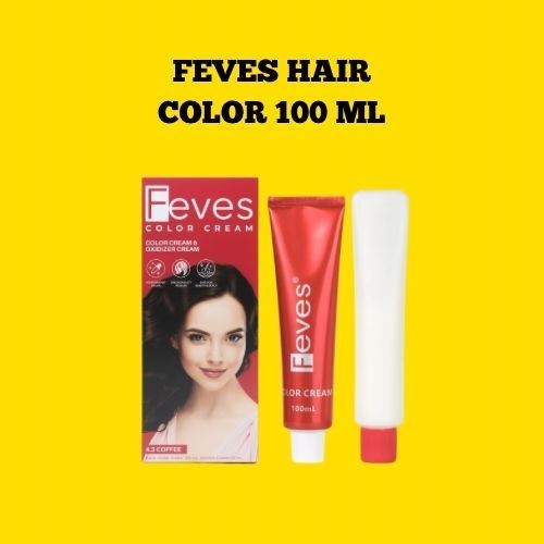 ** Cat Rambut Feves 100ml - Pewarna Rambut  Feves 100ml - Semir Rambut Feves 100ml
