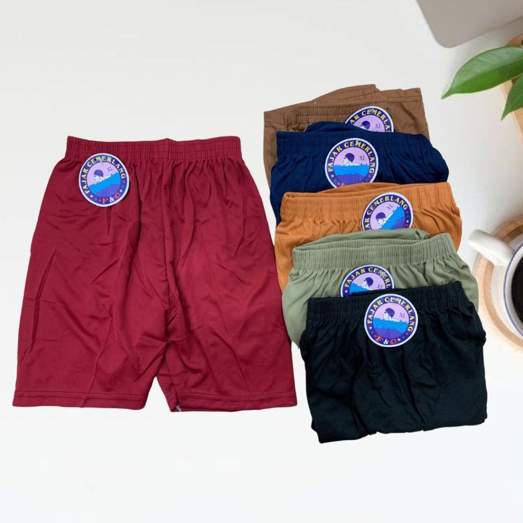 Celana Short Stret Wanita Fajar Cemerlang