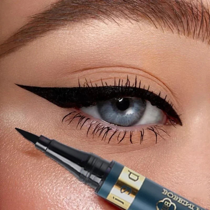 5 Warna Matte Liquid Eyeliner Tahan Air Tahan Lama Biru Putih Sweatproof Cepat Mengeringkan Eyeliner