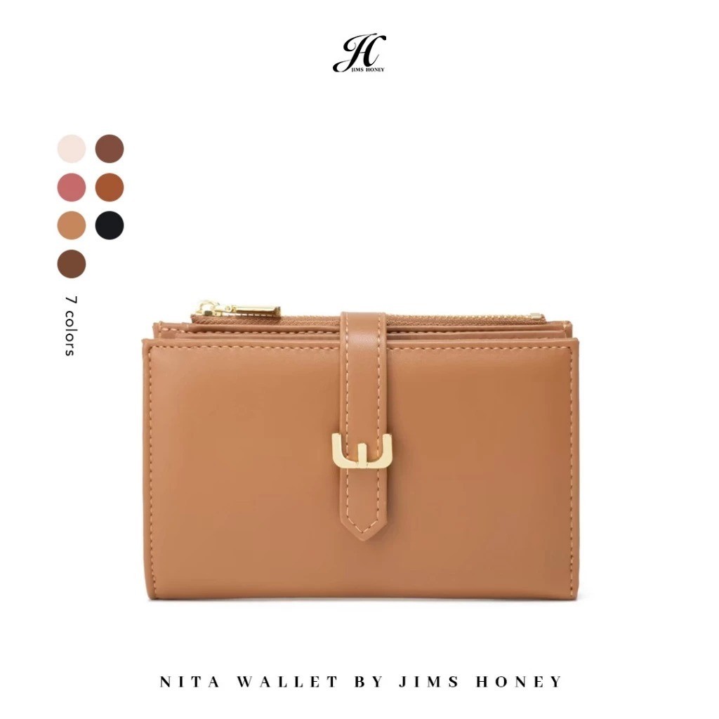 JIMS HONEY - NITA WALLET - DOMPET LIPAT KECIL WANITA MODEL CLASSY - DOMPET ORGANIZER