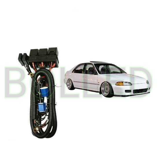 Relay Set Lampu Utama LED H4  Mobil Honda Civic Genio BLD