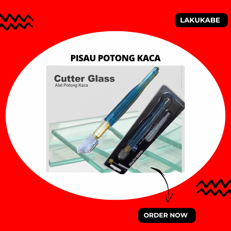 Pisau Kaca Alat Potong Kaca Cutter Kaca Oil Glass Cutter Profesional