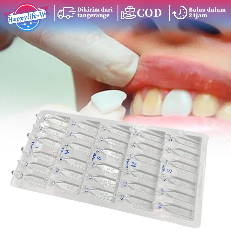 Veneer Gigi 30pcs/Set Bahan Kosmetik Gigi Alat Pemutih Veneer Gigi
