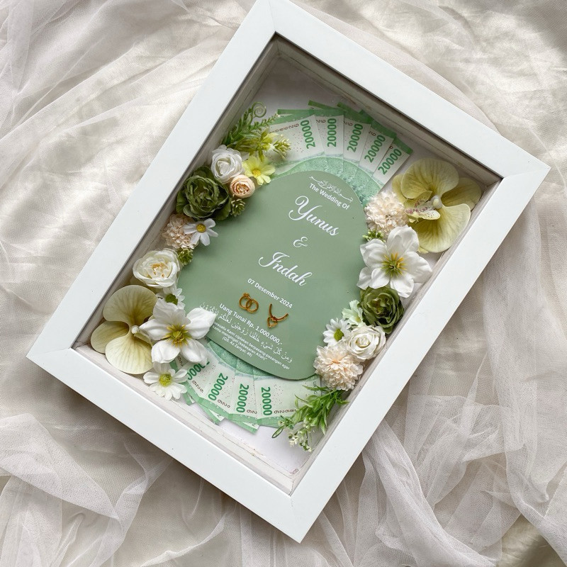 Custom Mahar Pernikahan  uk 30x40| Bingkai Mahar | Mahar Murah