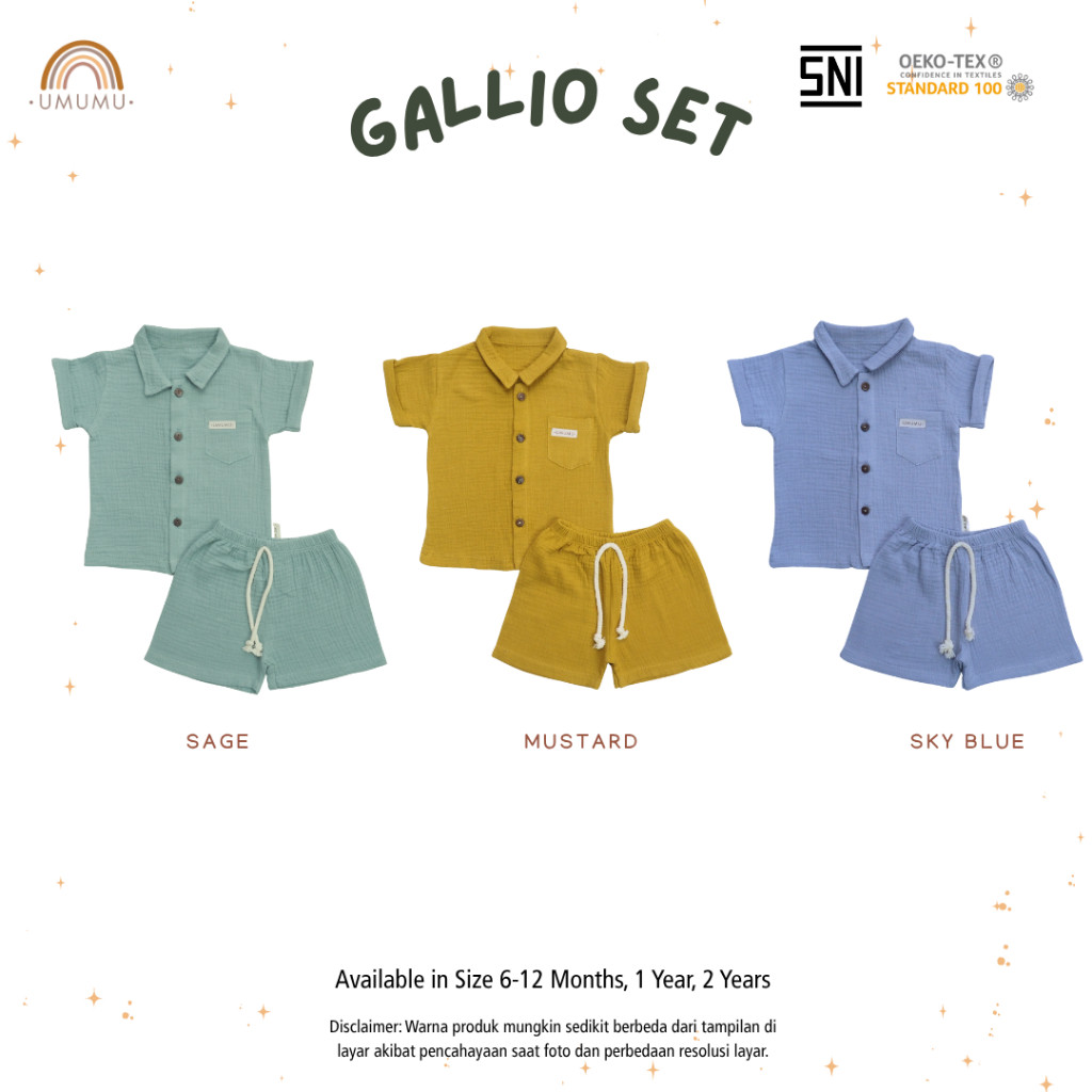UMUMU Gallio Set - Setelan Anak