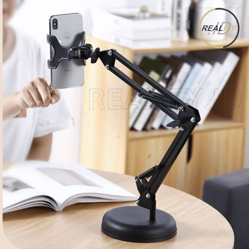 GK-ZMZ01 STAND HP HOLDER MEJA MULTIFUNGSI PHONE HOLDER DUDUKAN HP OVERHEAD KONTEN KREATOR S77
