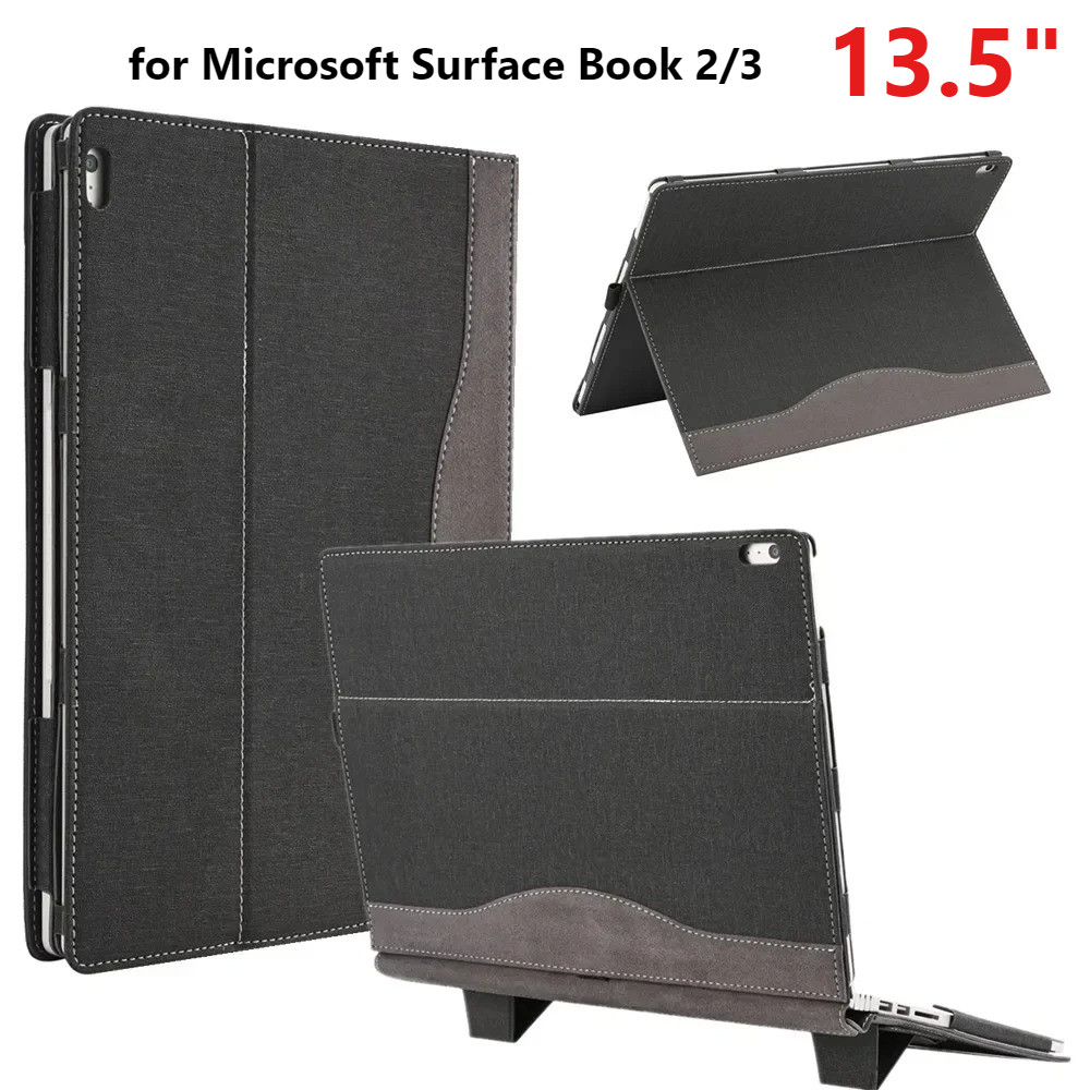Laptop Case for 13.5'' Microsoft Surface Book 2 3 Folio Case for Surface Book 13.5 in Pc Notebook Co