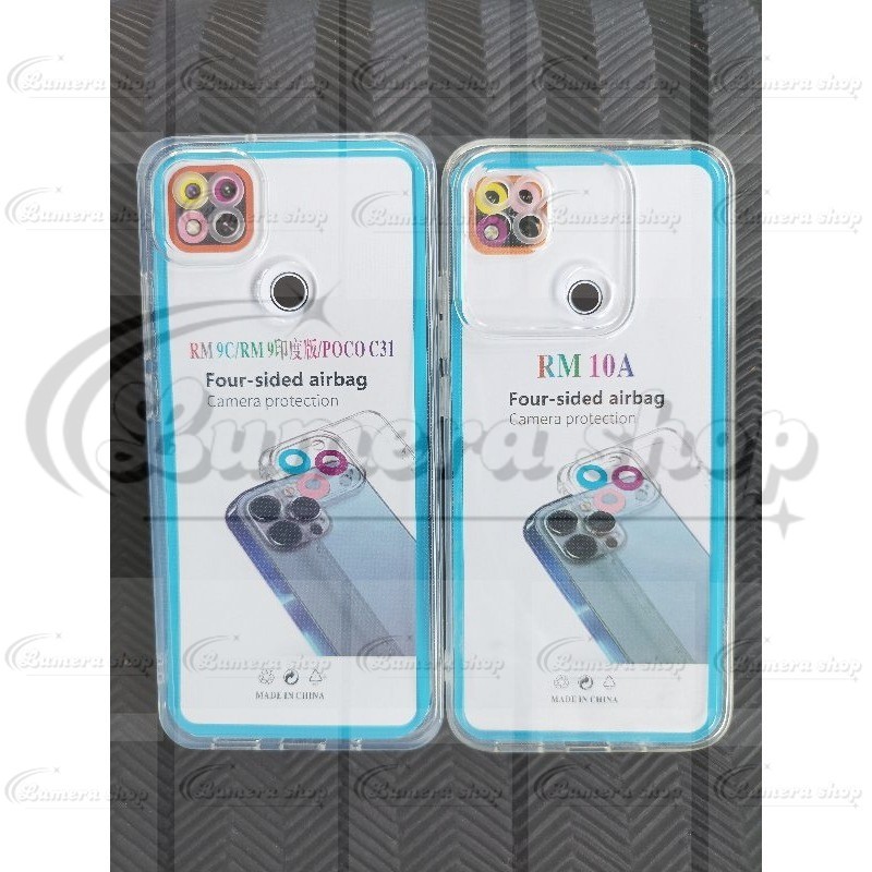 COD softcase/Case silikon bening transparan hp  Redmi 10A/9C case transparan bening  clear + pelindu