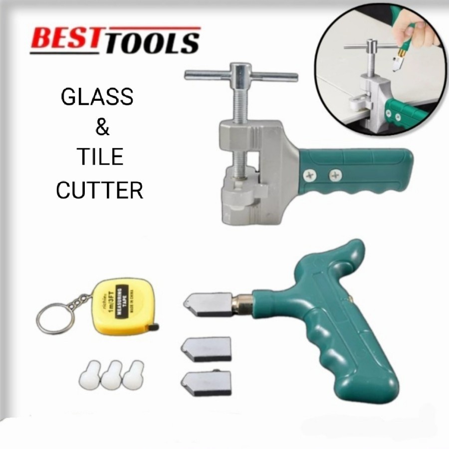 BESTTOOLS FULL SET Alat Pemotong Kaca Keramik Ubin GLASS TILE Cutter set BREAKER