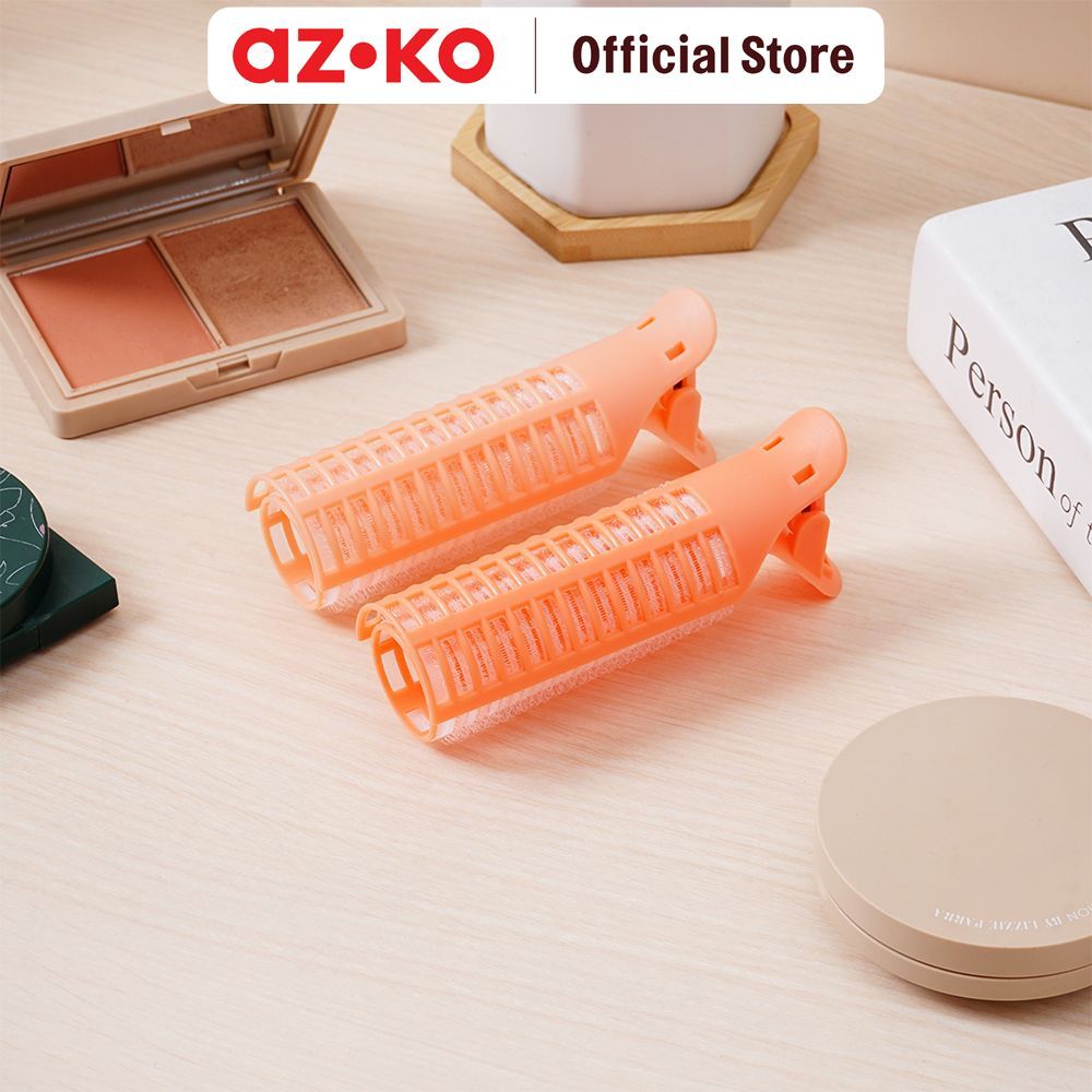 AZKO Ataru Set 2 Pcs Roll Rambut - Oranye Hair Styler Roll Pengeriting Rambut Hair Curler Beauty Too
