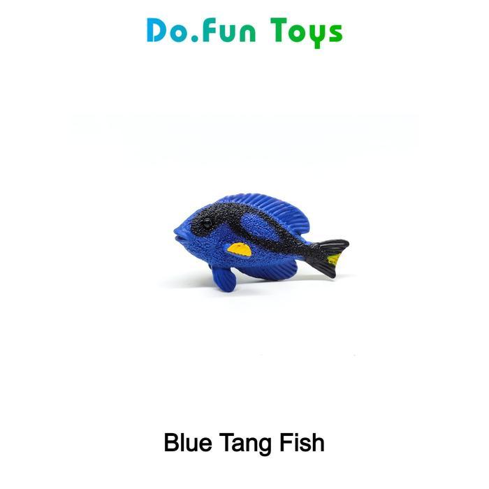 "TNKSYU" - Blue Tang Fish Animal Figure / Miniatur Ikan Blue Tang Mainan