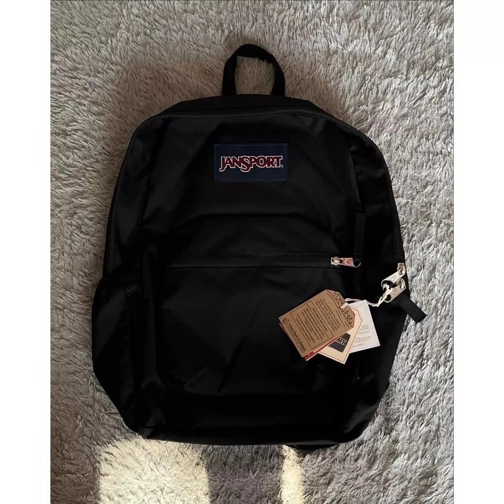 JANSPORT Tas Punggung Sekolah Ransel Distro Jansport Hitam Polos dan Motif Unisex / Tas Jansport