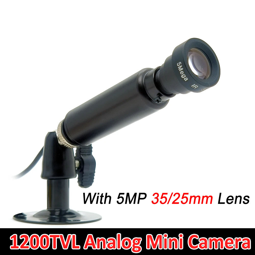 Wholesale 5MP 25MM 35mm Lens 1200TVL Analog CVBS CMOS Module Camera For rect Connect TV / Monitor
